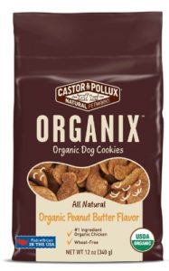 Castor & Pollux Organix chicken flavored cookies