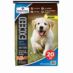 Exceed dog food for puppies