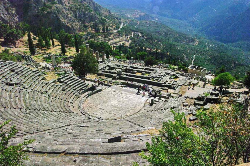 THE THEATER AT DELPHI, Greece