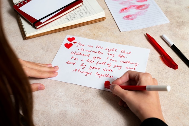 handwritten note